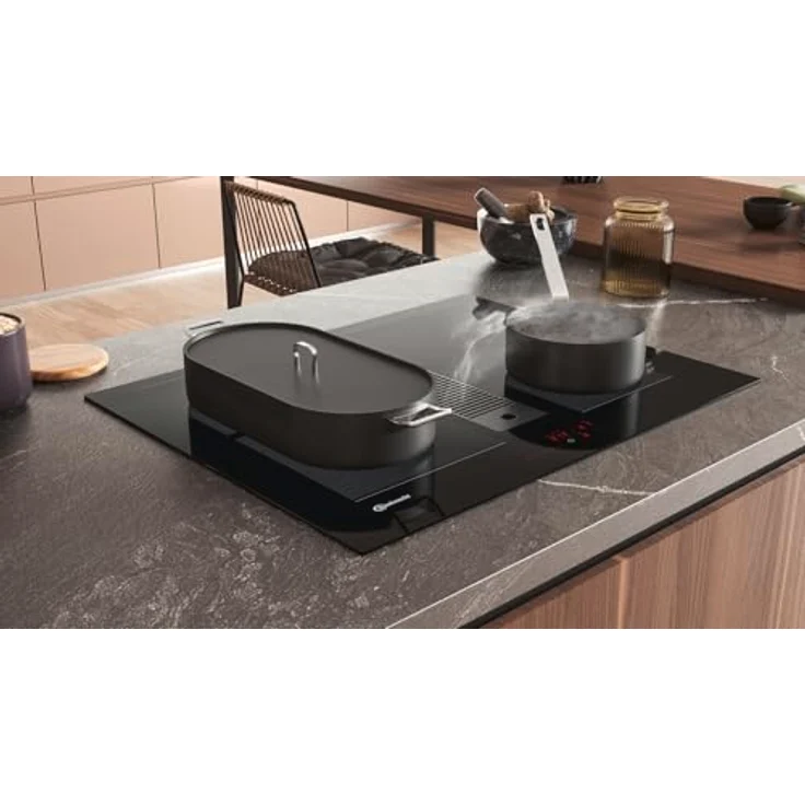 Bauknecht BVH65 Venting Flexi/Induktions-Kochfeld mit integriertem Dunstabzug, 4 elektronisch geregelte Induktions-Kochzonen, Booster-Funktion, Flexizone - Rahmenlos – Bild 5