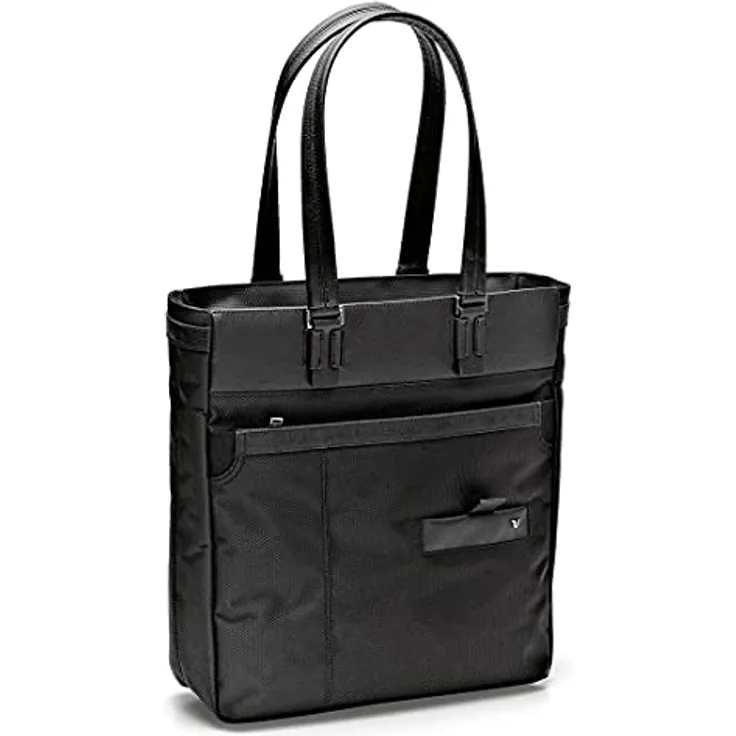 Roncato Harvard Shopper Aktentasche, Kunstleder mit Tablet Fach, 35 cm, schwarz