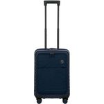 Brics by Ulisse - 4-Rollen-Kabinentrolley mit Vortasche 55 cm erw. USB Oceano