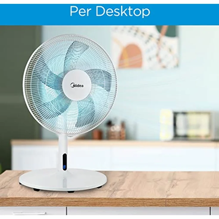 Midea MIDEA FS40-18BR Stand Fan 3 in 1 Ventilator 8 Geschwindigkeiten, Timer-Pala 40 cm, Kunststoff – Bild 3