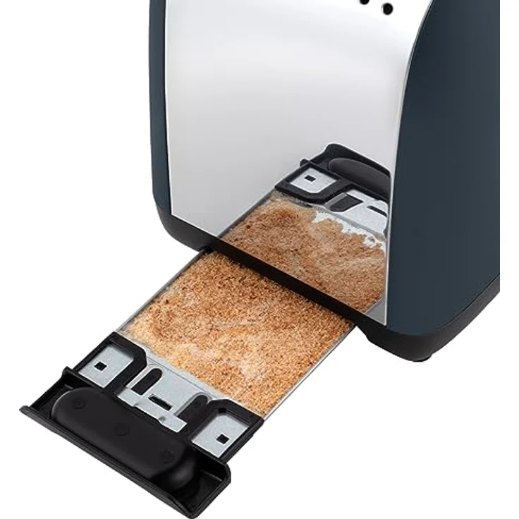 Russell Hobbs Toaster [für 2 Scheiben] Colours Plus Edelstahl Grau (extra breite Toastschlitze, inkl. Brötchenaufsatz, 6 Bräunungsstufen + Auftaufunktion, Lift & Look-Funktion, 1600W) 26552-56 – Bild 5