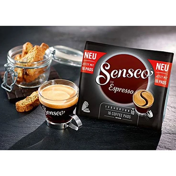 Senseo Typ Espresso, Kaffeepads, Aromatisch und Vollmundig, Röstkaffee, Kaffee, 80 Pads – Bild 6