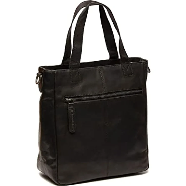 The Chesterfield Brand Nevada Shopper, Handtasche aus gewachstem Rindleder, schwarz, mit Schultergurt, 25 x 12 x 25 cm – Bild 2