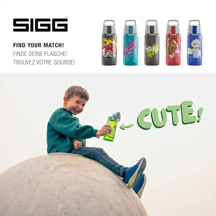 Sigg Uni VIVA ONE Green, Sport, 0.5 L, Polypropylen, BPA Frei, Grün Trinkflasche – Bild 6