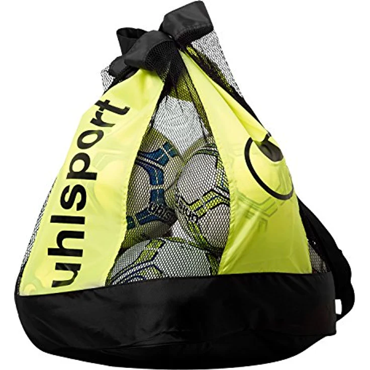 Uhlsport Fußball Balltasche, Transporttasche für bis zu 12 Bälle, strapazierfähig und praktisch – Bild 2