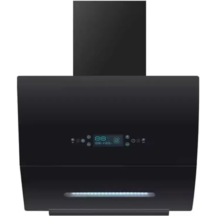 KB ELEMENTS ELK154C60 Dunstabzugshaube 60cm, Umluft/Abluft, 650m³/h Saugleistung, Touch-Gestensteuerung, Selbstreinigungsfunktion, elegante Curved-Glas-Oberfläche