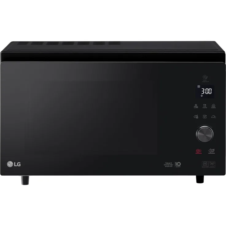 LG MJ3965BPB Inverter-Mikrowelle mit Lüfter, 39 L, Klapptür, schwarz