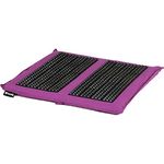 Bodhi Akupressur Fußmatte VITAL SPIKY | Kleine Entspannungsmatte für die Füße | Vorbeugend gegen Schmerzen | Stimulierung der Fußreflexzonen | Fördert die Durchblutung | Nadelkissen | aubergine