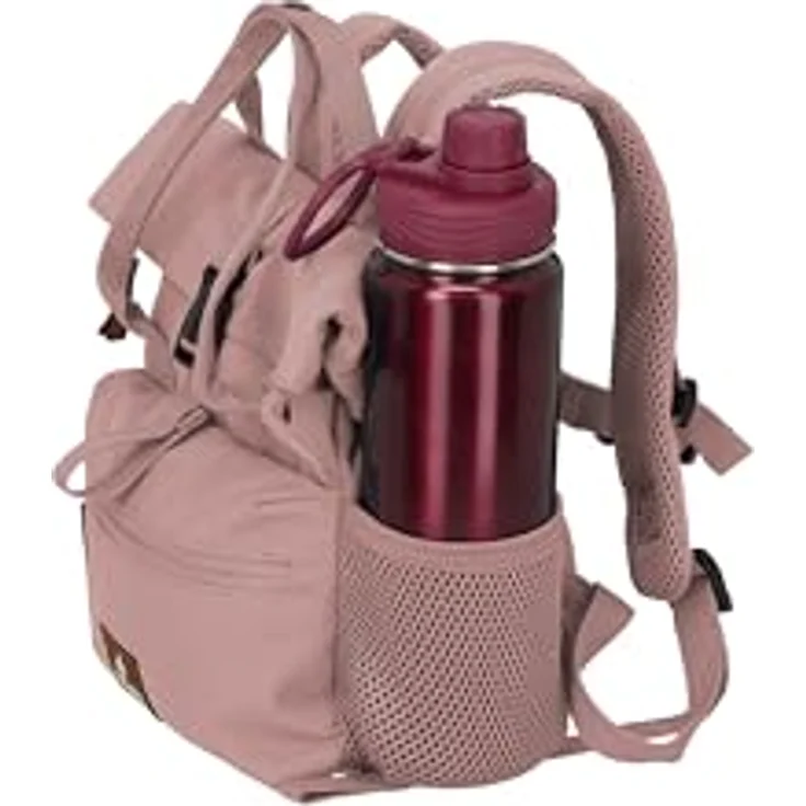 Travelite Basics City Rucksack, 27 cm, pink, 100% Polyester, kompakte Größe 20 cm x 10 cm – Bild 3