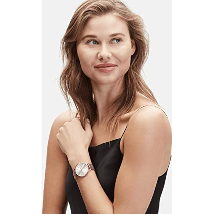 Liebeskind Berlin Damen Analog Quarz Uhr mit Edelstahl Armband LT-0250-MQ in IP Roségold-Silber, 38mm, 5 bar wasserdicht – Bild 5