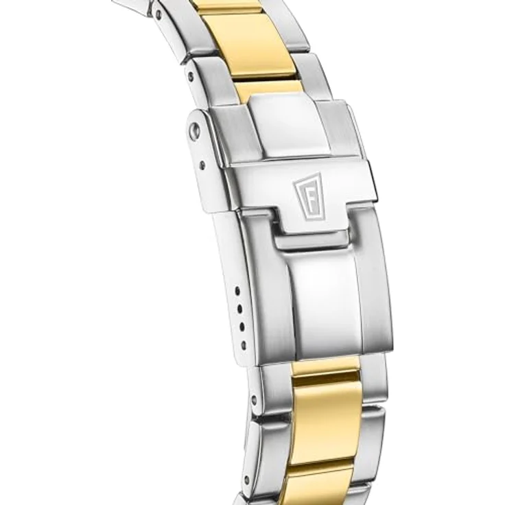 Festina Damen Uhr F20604/3 Bicolor, Boyfriend Collection, Edelstahl vergold – Bild 4