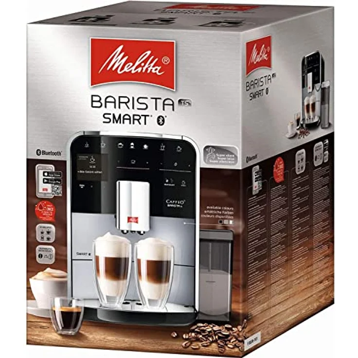 Melitta Barista, TS Smart 860-100, Kaffeevollautomat, rostfreier Edelstahl, App-steuerbar, mit Milchsystem und integriertem Mahlwerk – Bild 3
