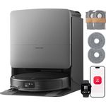 Roborock Saros 20 Set, Saugroboter mit Wischfunktion, abnehmbarem Wischmopp, AdaptiLift Chassis 3.0, 36.000 Pa Saugkraft, autonomes StarSight System 2.0