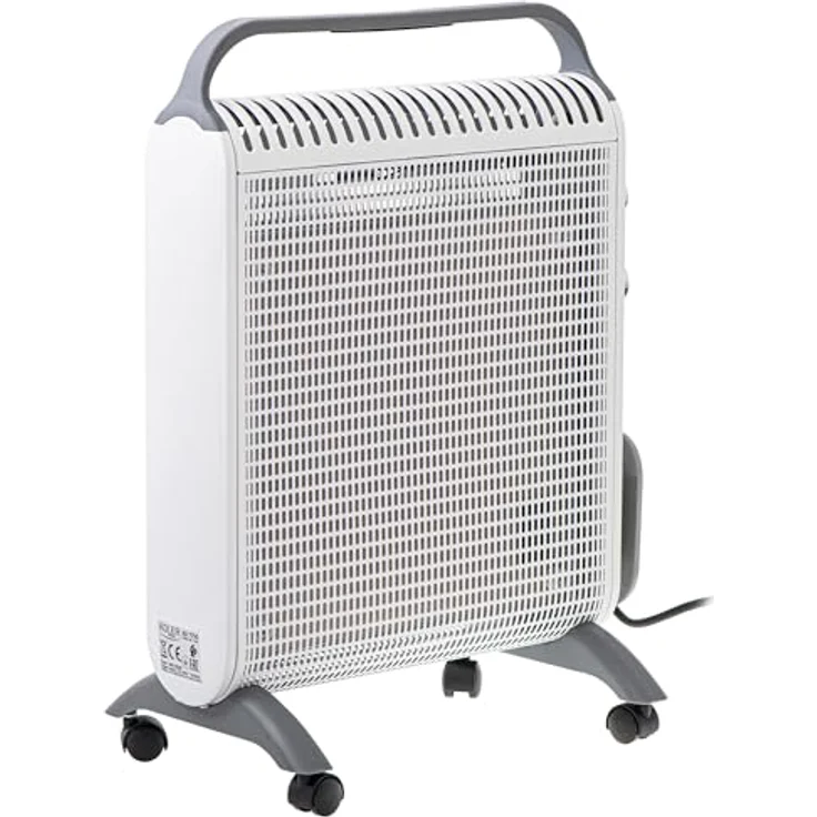 Adler Elektrische Heizung 2000W mit Rädern und Griff, Weiss – Bild 6