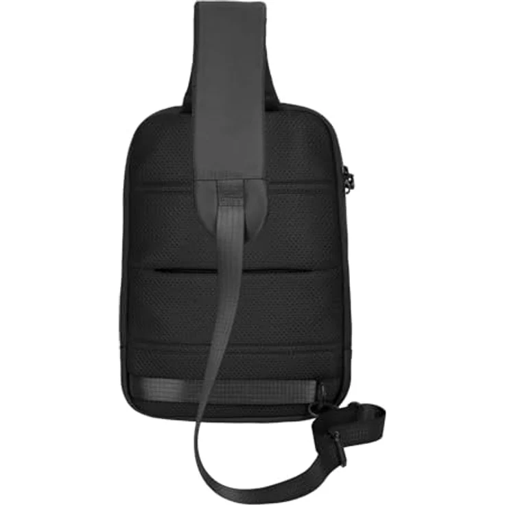 Travelite Workfloow Umhängetasche, 23 cm, schwarz, 100% Nylon, kompakt und funktional – Bild 3