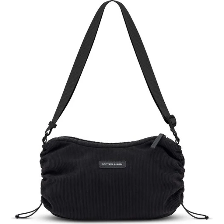 Kapten & Son Skara Umhängetasche, 34.5 cm, schwarz, aus 100% PET, 5 cm x 22 cm