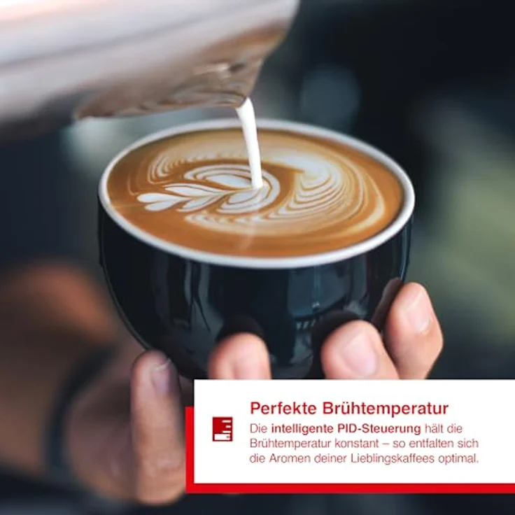 Solis Barista Perfetta Plus, Espressomaschine mit 54 mm Siebträger, Milchaufschäumer und 1,7 L Wassertank, kompatibel mit Bohnen und Pads – Bild 4