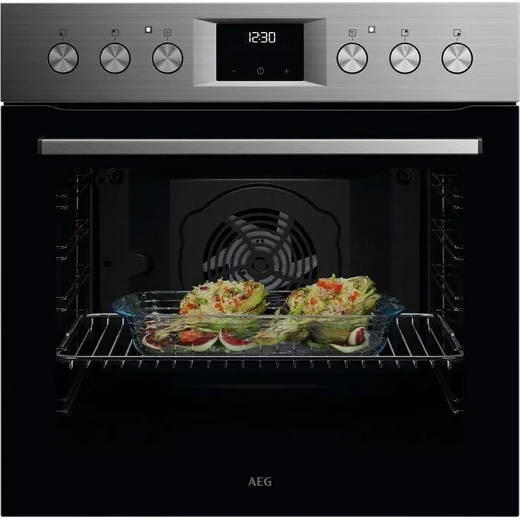 AEG GU5AE21SM SurroundCook® Backofen der Serie 5000 mit fortschrittlichem Heißluftsystem und Garraumverteilung