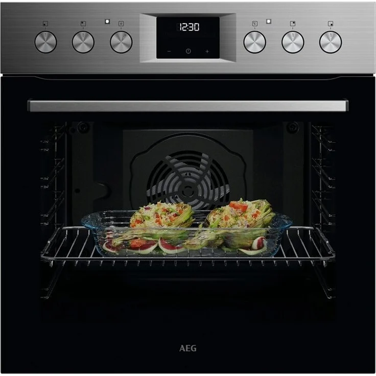 AEG GU5AE21SM SurroundCook® Backofen der Serie 5000 mit fortschrittlichem Heißluftsystem und Garraumverteilung