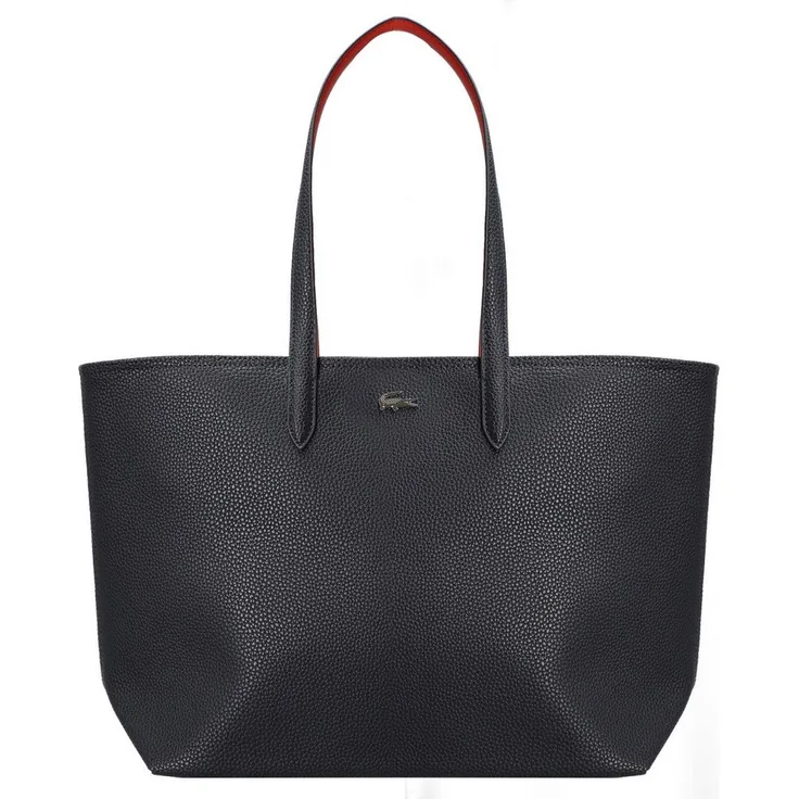 Lacoste Shopper Anna, 35 cm Shopper in Marine mit robustem Reißverschluss und großzügigem Hauptfach