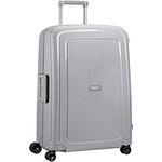 Samsonite S'Cure - Spinner M Koffer, 69 cm, 79 L, mit 4 Rollen, Silber (Silver)
