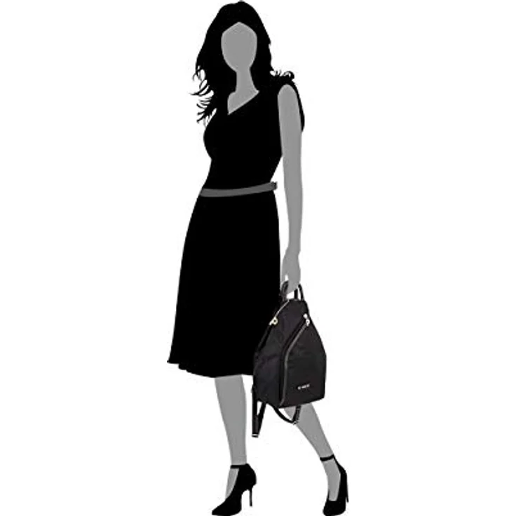 Picard Sonja Rucksack 31 cm, Schwarz, 100% Nylon, kompakte Größe 29 cm x 9 cm x 31 cm – Bild 6