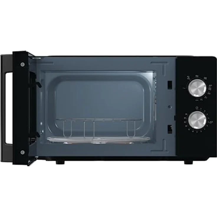 Gorenje MO20E2BH Mikrowelle, 20 L, 800 W, mit Grill-Funktion, Standgerät, 5 Leistungsstufen, Drehregler, schwarz – Bild 4