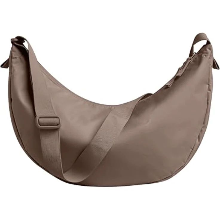 GOT BAG Moon Bag Umhängetasche 45 cm, grau, 100% Polyester, 45 cm x 15 cm x 30 cm – Bild 9