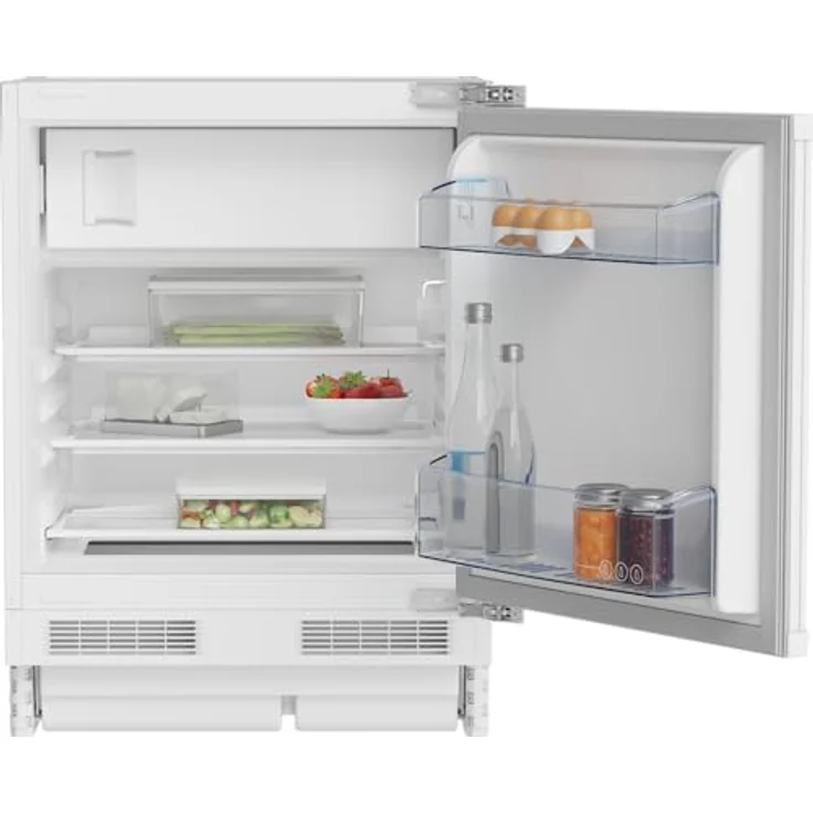 Beko BU1154N Einbau-Kühlschrank Unterbau, 92 l mit wechselbarem Türanschlag und LED Illumination, weiß – Bild 1