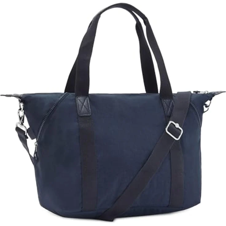 Kipling Basic Art Schultertasche, praktische Umhängetasche mit abnehmbarem Schultergurt und geräumigem Hauptfach, Blau – Bild 5
