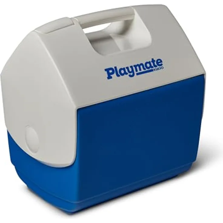 Igloo Playmate Kühlbox, 6 l, blau, mit ikonischem Zeltdachdesign und Druckknopfverschluss
