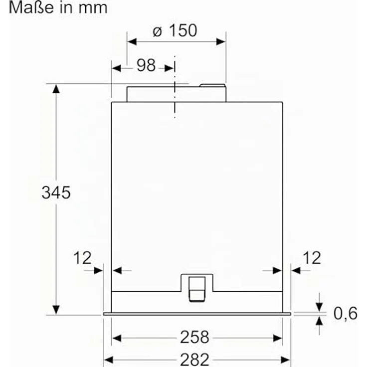 Bosch DLN87AC50, Lüfterbaustein 86 cm aus Edelstahl für flexible Küchenmontage – Bild 8