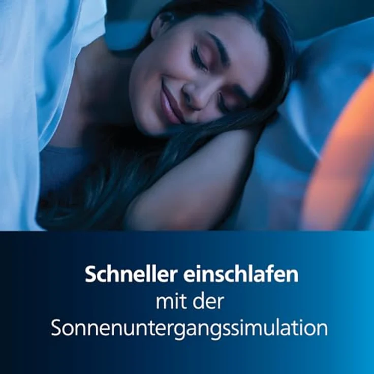 Philips Wake-up Light, Wecker HF3521/01 mit Lichttherapie und natürlichen Klängen, Dämmerungslicht – Bild 4