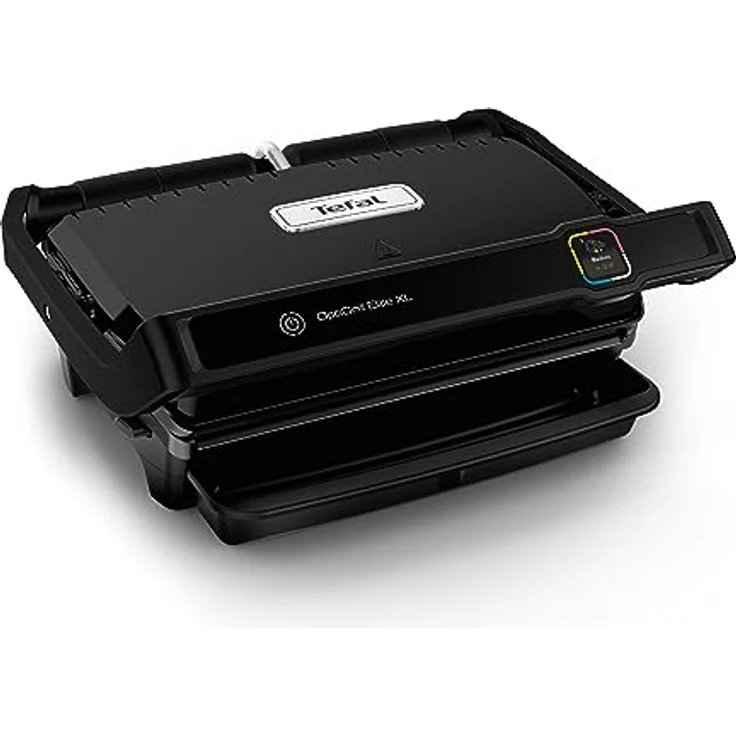 Tefal GC760812 OptiGrill Elite XL Kontaktgrill, 16 Programme, Digitales Display mit Garstufenanzeige, Abnehmbare XL-Platten, Elektrogrill, Schwarz, GC760812 – Bild 1