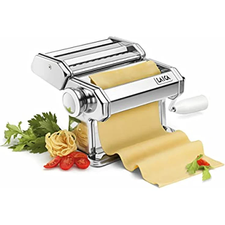 Laica PM2000 Nudelmaschine, Stahl, Silber, 15,3 x 21 x 19,8 cm – Bild 2