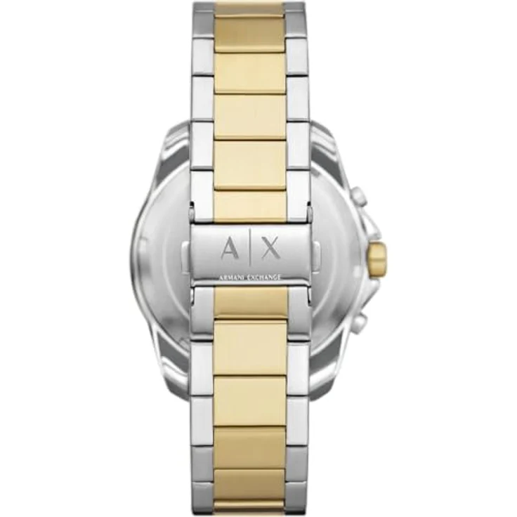 Armani Exchange Herren Analog Quarz Uhr mit Edelstahl Armband AX1966, 44-mm-Gehäuse, grünes Zifferblatt, wasserdicht bis 100m – Bild 2