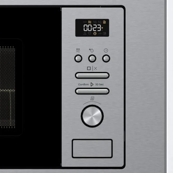 Hisense BIM320G41X, Mikrowelle mit Grill, 800 W und Edelstahlgehäuse, Selbstreinigung – Bild 6