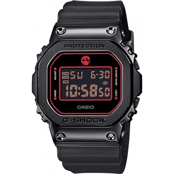 Casio G-Shock GM-5600RH-1, Armbanduhr in Schwarz, Kooperation mit Rui Hachimura, digital mit robustem Design – Bild 1