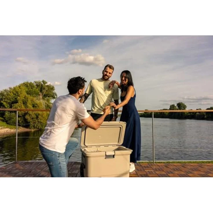 Coleman Pro 45QT Kühlbox, 42,5 l mit starker Isolierung und einhändiger Bedienung, weiß – Bild 8