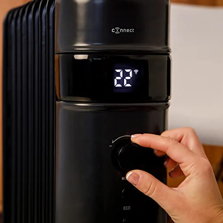 Taurus Agadir Connect 2000, Smarter Ölradiator mit Wi-Fi-App-Steuerung, 1500 W, Schwarz – Bild 5