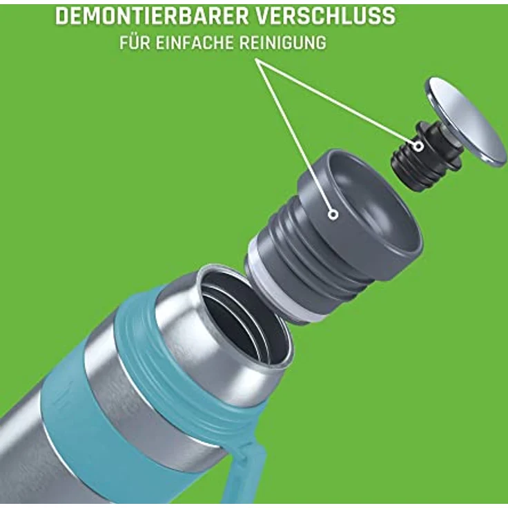 Boddels Isolierflasche Heet 500 ml türkisblau – Bild 4