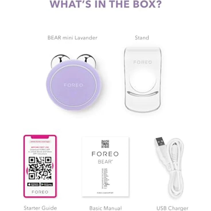 Foreo BEAR Mini Lavender Gesichtsstraffung Massagegerät 1 Stück – Bild 6