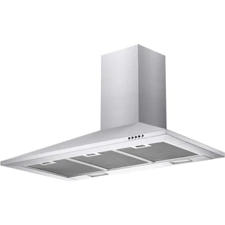 Candy Dunstabzugshaube CCE119/1X DE, 90 cm, 213W, 3 Leistungsstufen, Abluft & Umluft, Energieeffizienz B, Edelstahl mit LED-Beleuchtung – Bild 3