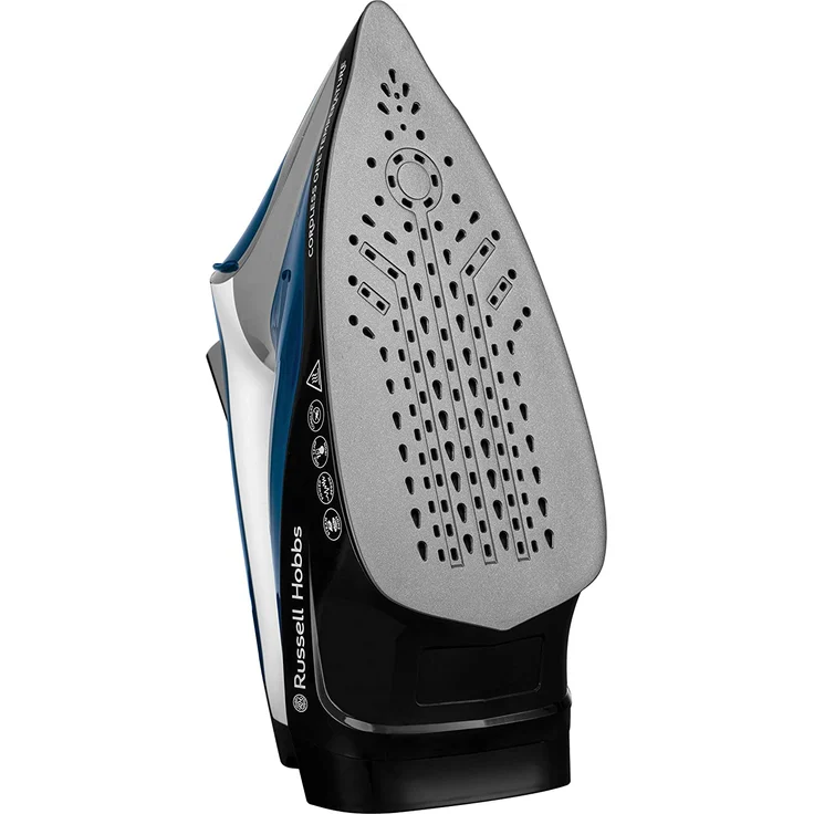 Russell Hobbs Bügeleisen kabellos One Temperature (2.600 Watt, 210 g-min Extra-Dampfstoß,optimale Temperatureinstellung für alle Stoffe, inkl. Basisstation,Keramik-Bügelsohle, Dampfbügeleisen 26020-56 – Bild 4