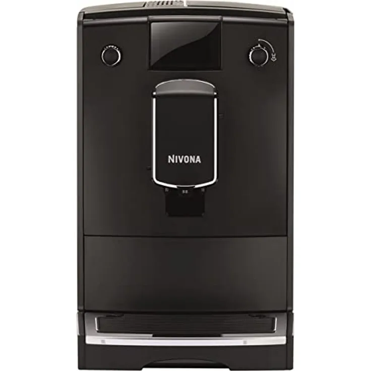 Nivona Kaffeevollautomat NICR690 NICR 690 mattschwarz/chrom mattschwarz chrom schwarz