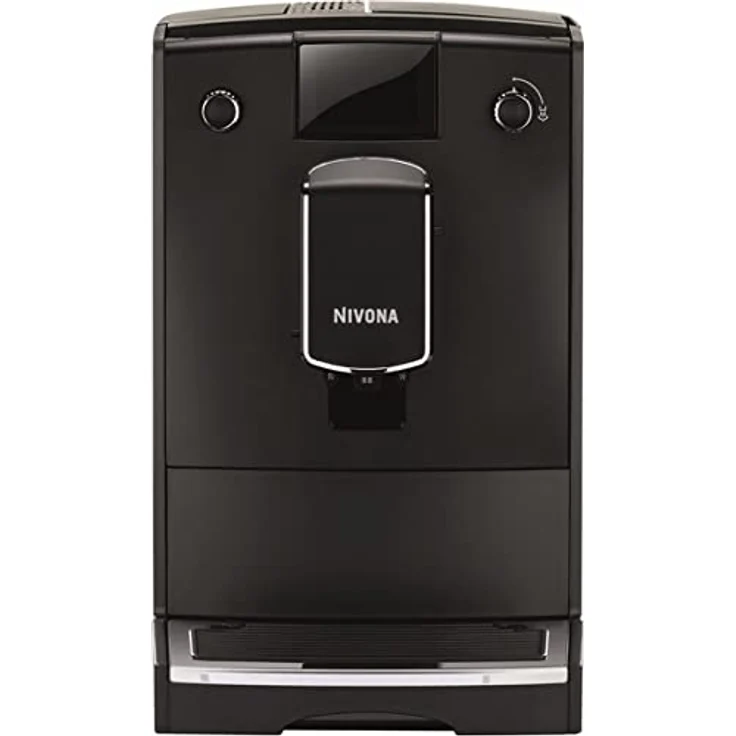 Nivona Kaffeevollautomat NICR690 NICR 690 mattschwarz/chrom mattschwarz chrom schwarz – Bild 1