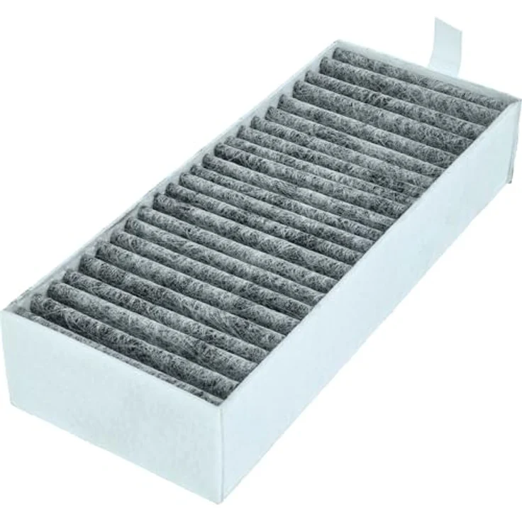 VHBW 4x Aktivkohlefilter für Bosch Dunstabzugshaube Series 6/8, weiß/grau, effektive Geruchsneutralisation, Austauschzyklus 12 Monate – Bild 3