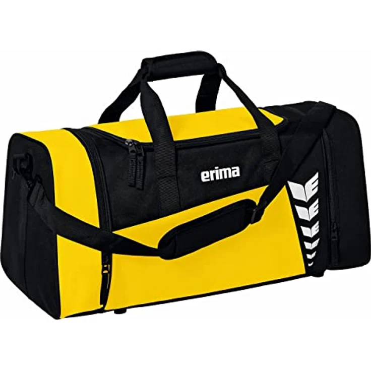 erima Sporttasche Six Wings, geräumige Reisetasche für Sportequipment, schwarz – Bild 2