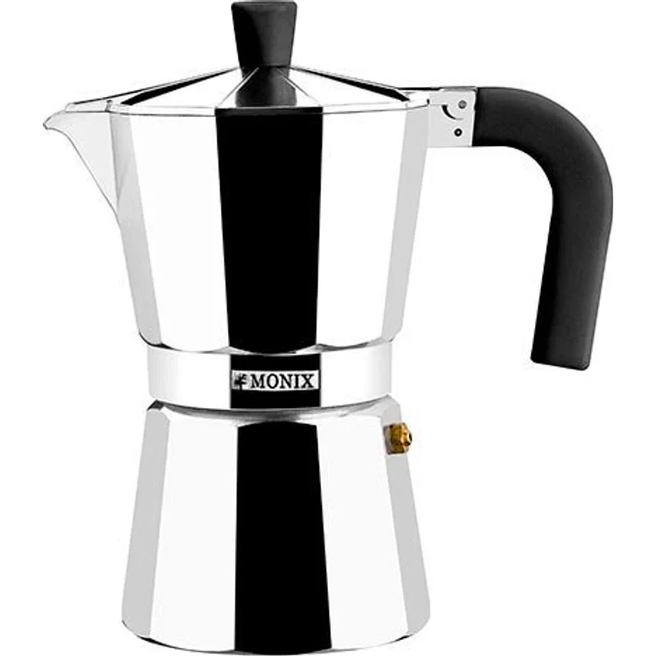 Monix Vitro Express Mokkakannen für 3 Tassen, Aluminium, Edelstahl – Bild 6
