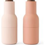 Audo Bottle Grinder Salz- und Pfeffermühle, Barley - Set mit flaschenförmigem Design, Keramikmahlwerk, verschiedene Materialien und Farben